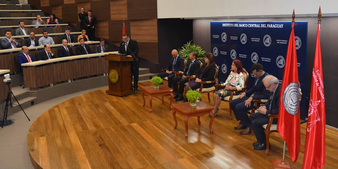 Inauguración de programa de Doctorado en Ciencias Jurídicas 2023. Imagen gentileza: www.una.py.